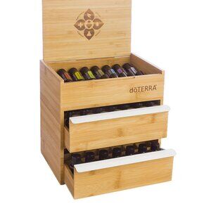 Deluxe Bamboo Box (Double Drawer)